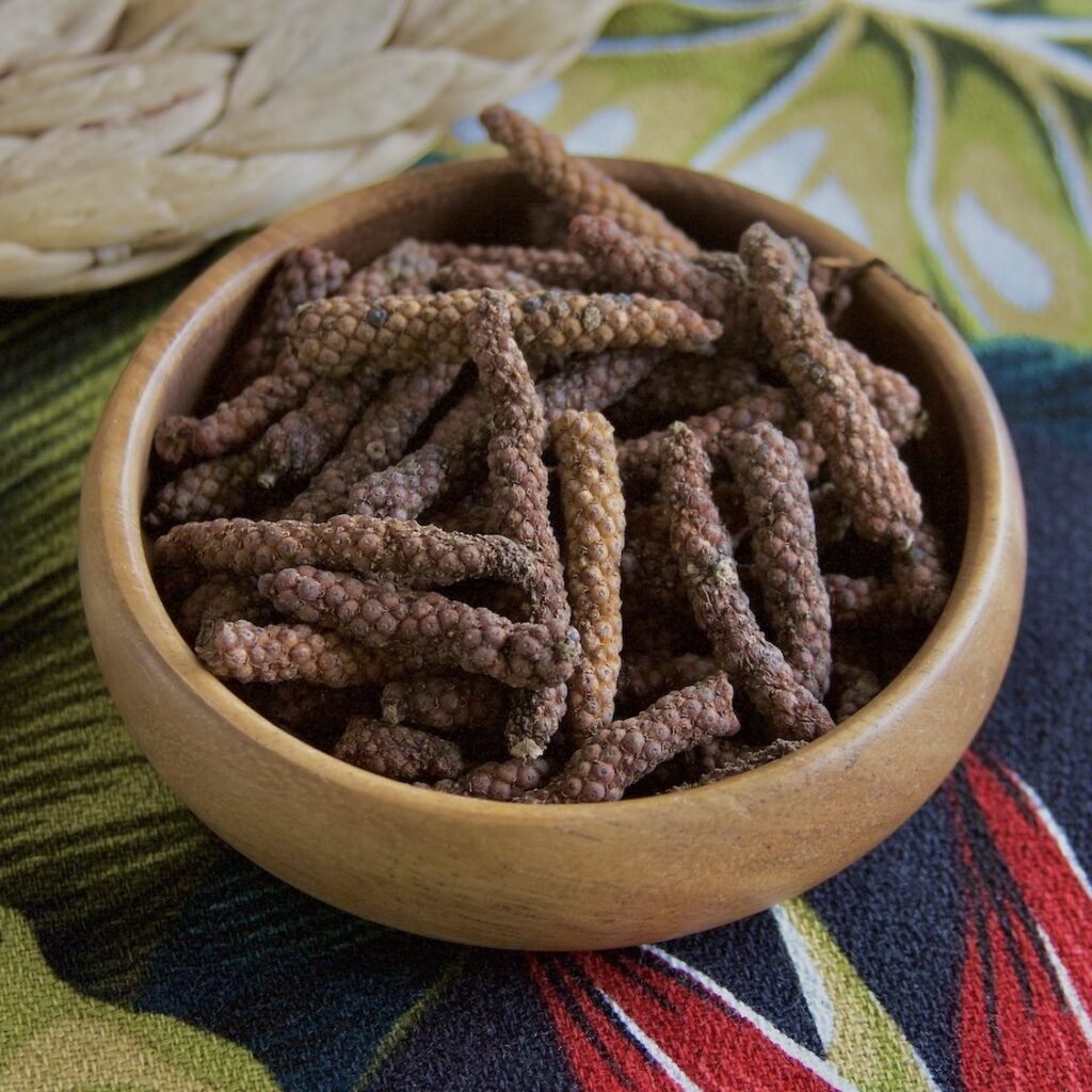 Long pepper on tropical runner