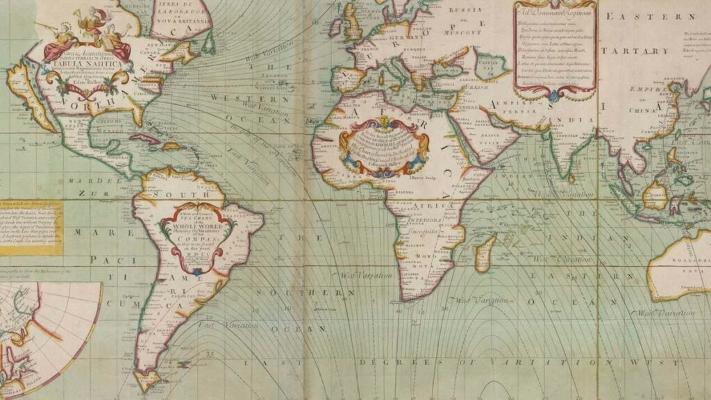 Old world map