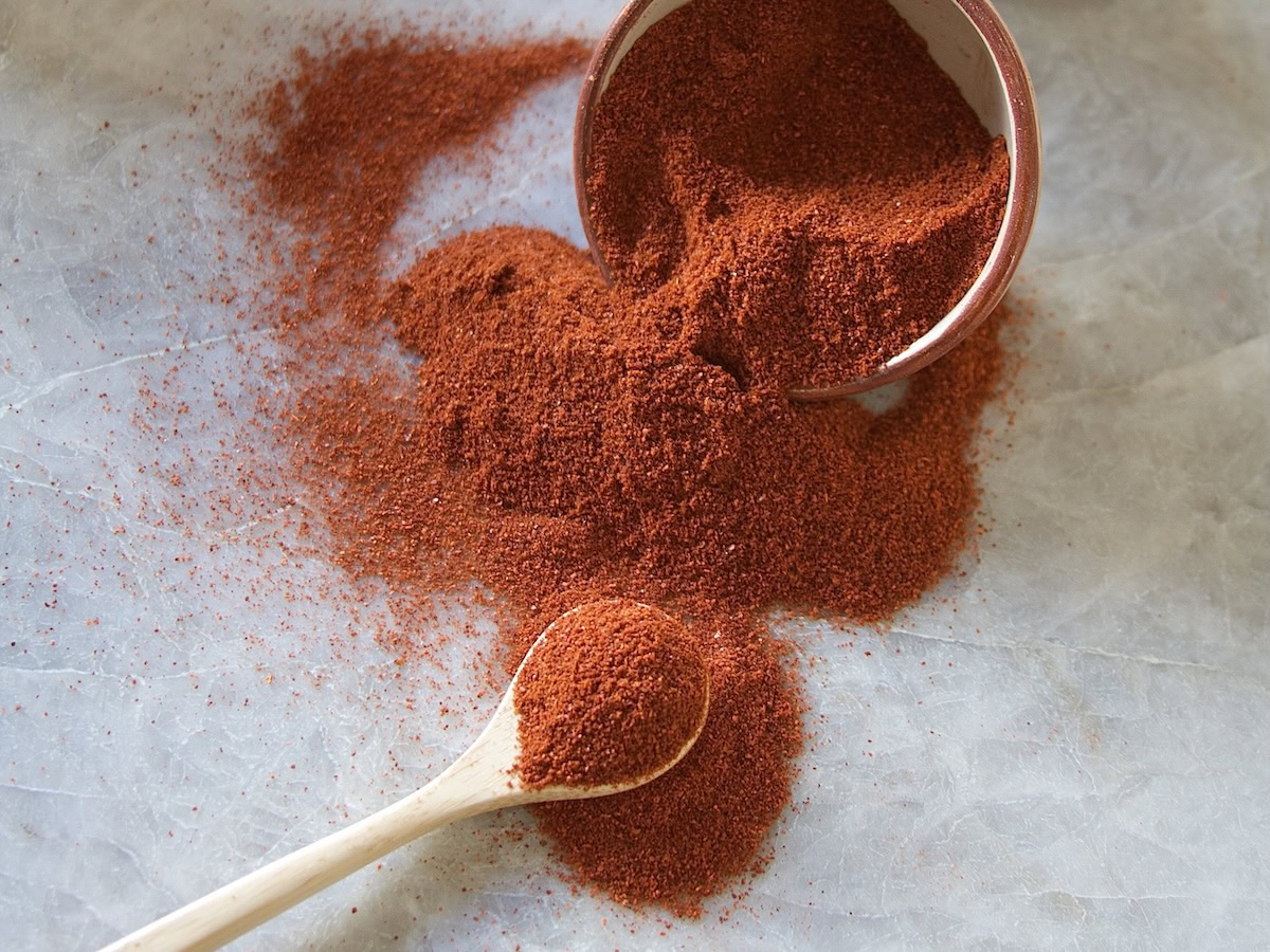 Paprika spilling