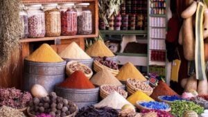 Shop in spice bazaar