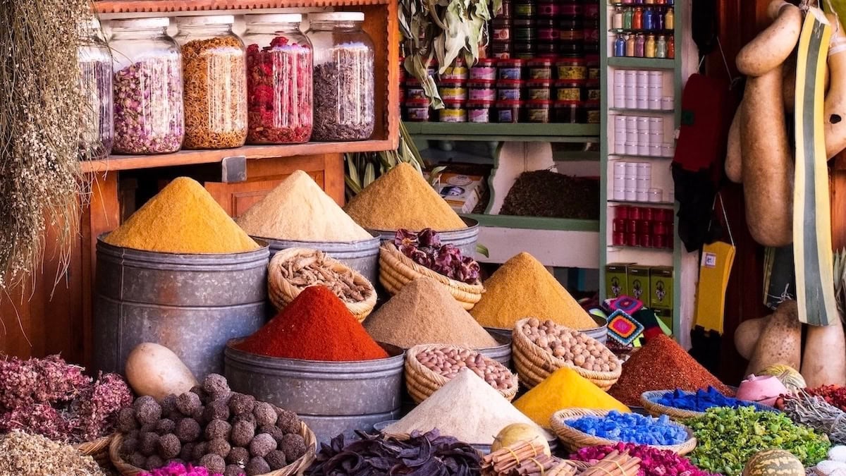 Shop in spice bazaar
