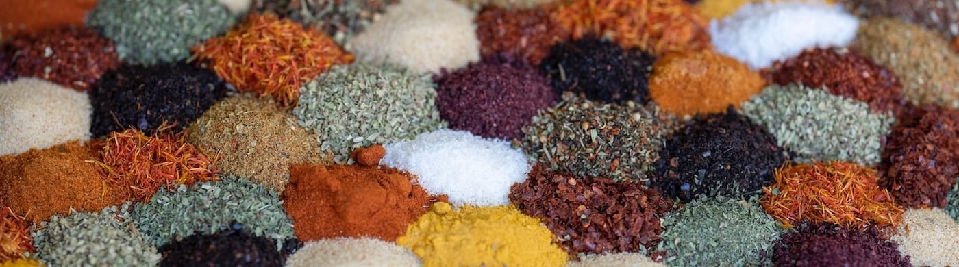 Ground spice assortment