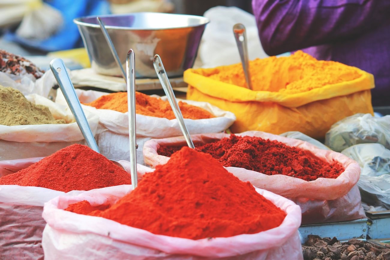 Outdoor spice shop