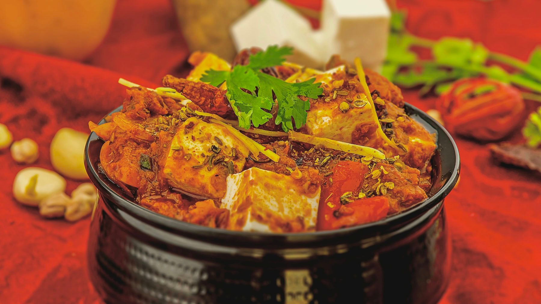 Coriander dish—tikka masala