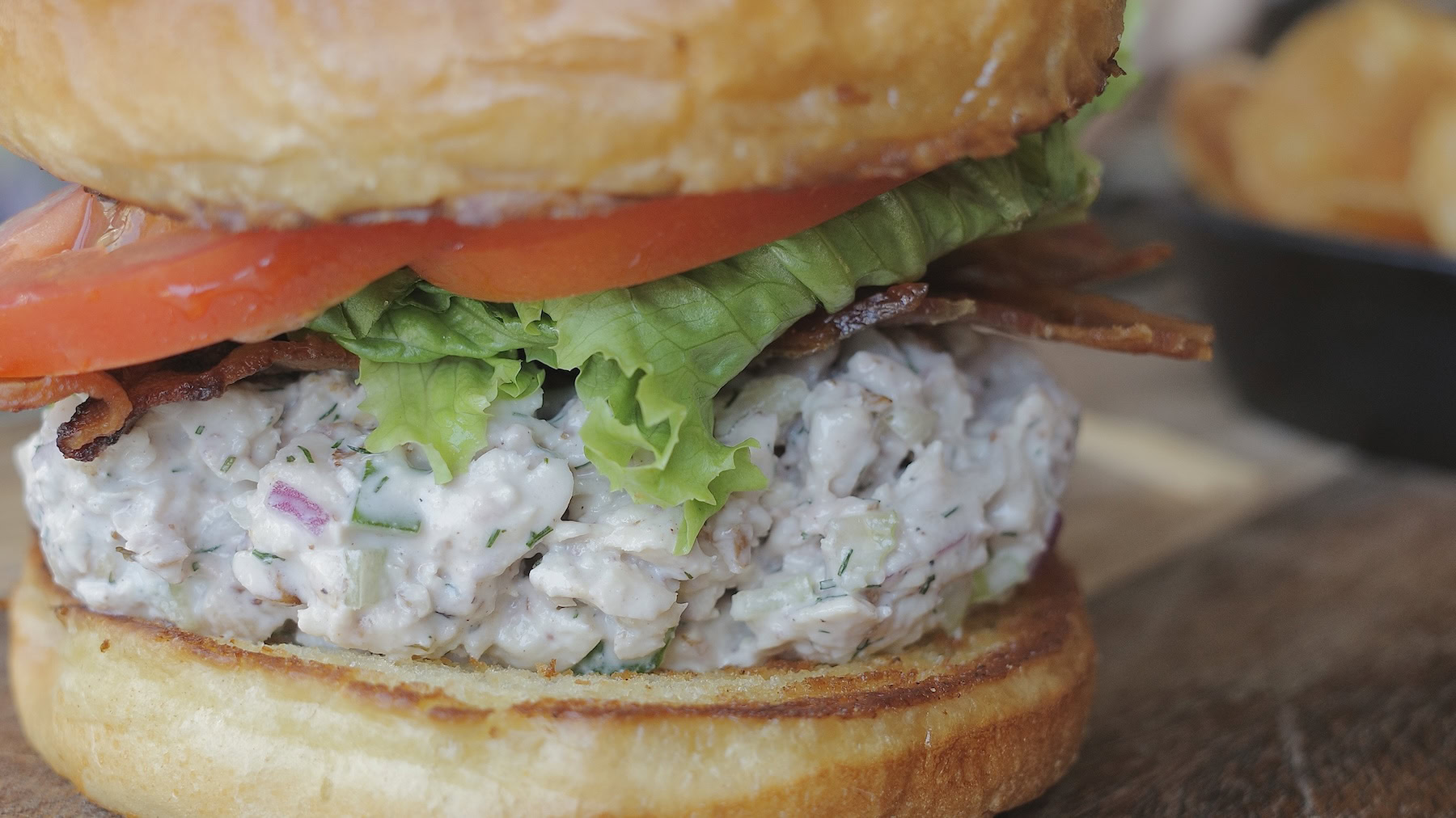 Dill dish&mdash;chicken salad sandwich