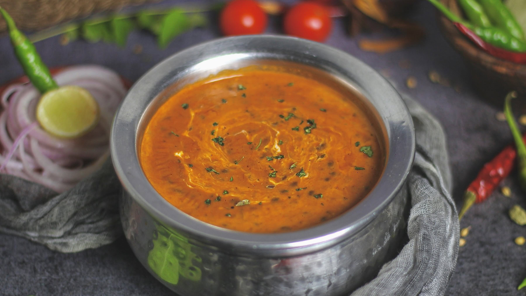 Fenugreek dish&mdash;Indian soup