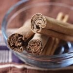 True cinnamon quills close-up