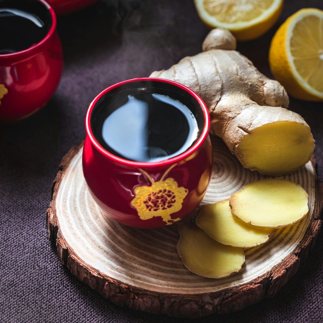 Ginger lemon tea