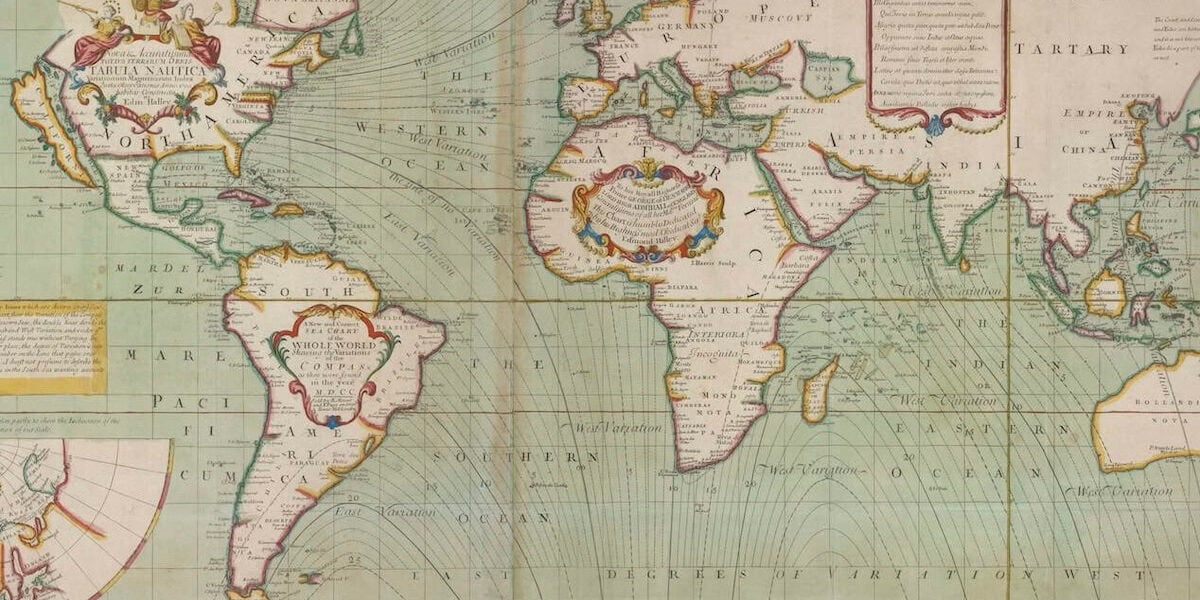 Old world map