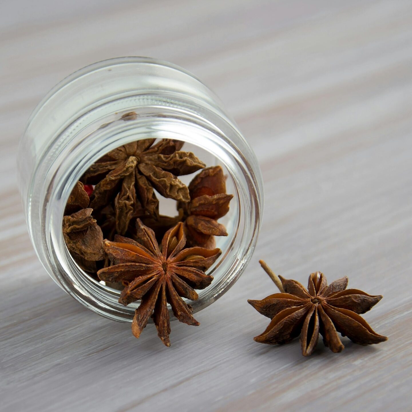 Star Anise in jar