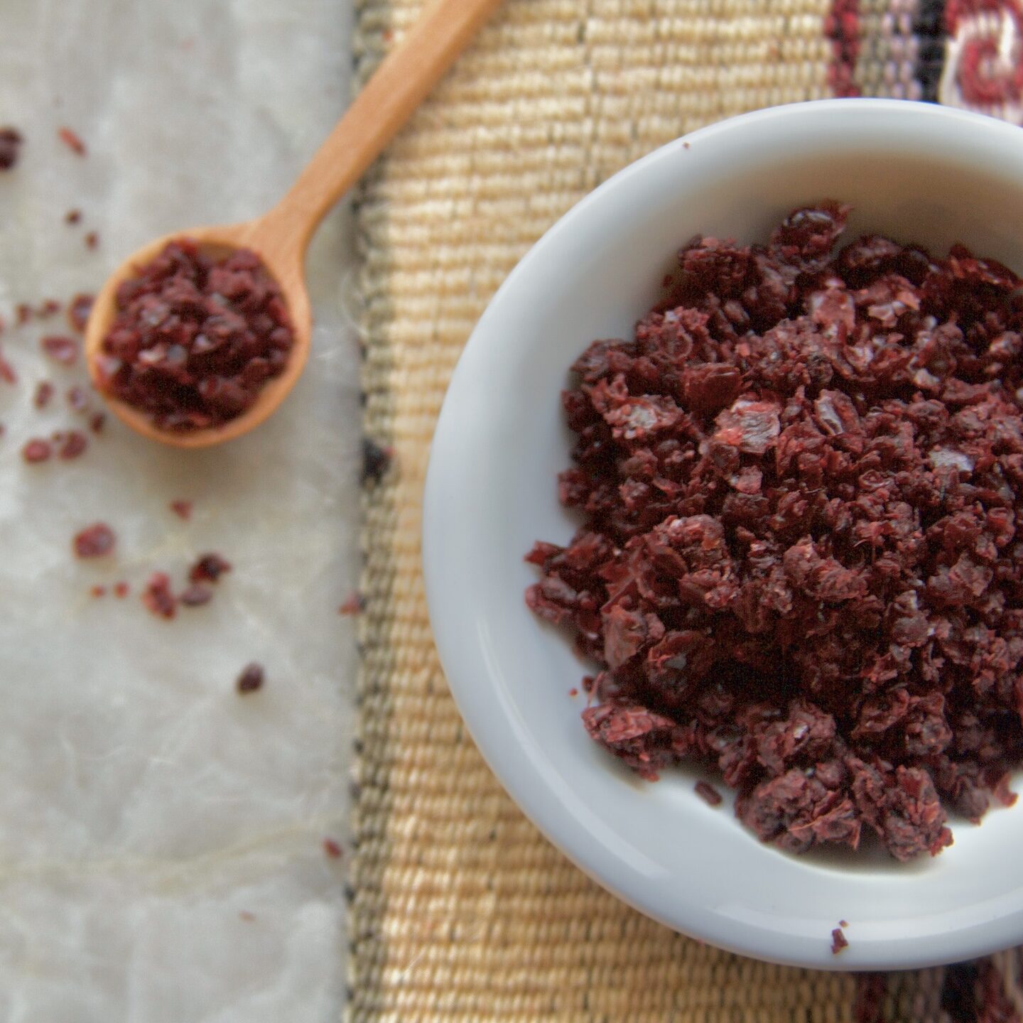 Sumac in white bowl